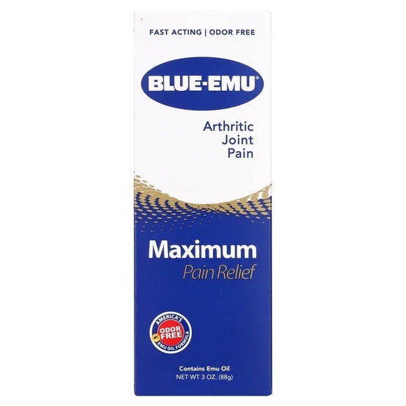 Blue-Emu Maximum Pain Relief Cream for Arthritis, Muscle Pain, & Joint Pain NWT - Picture 2 of 3